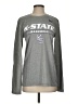 Nike 100% Polyester Gray Long Sleeve T-Shirt Size S - photo 1