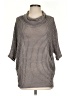 Laila Jayde Houndstooth Gray Pullover Sweater Size XS - photo 1