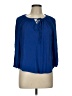 Joe Fresh Blue 3/4 Sleeve Blouse Size L - photo 1