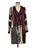 Tiny 100% Rayon Paisley Burgundy Casual Dress Size XS - photo 1