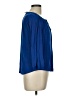 Joe Fresh Blue 3/4 Sleeve Blouse Size L - photo 4
