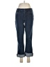 Ann Taylor LOFT Chevron-herringbone Blue Jeans Size 6 - photo 1