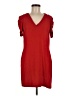 Zara Solid Red Casual Dress Size M - photo 1