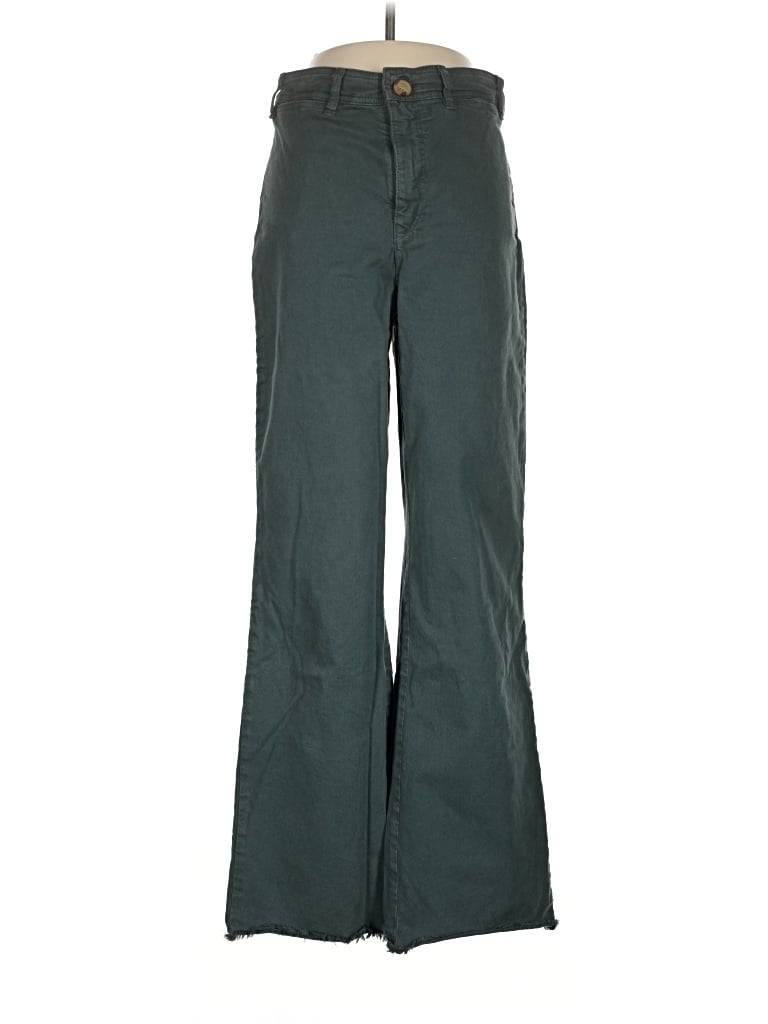 Pre-owned Marine Layer Casual Pants In Green