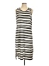 Matty M Stripes Ivory Casual Dress Size L - photo 1