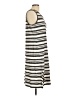 Matty M Stripes Ivory Casual Dress Size L - photo 4