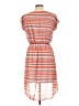 Bee Stitched Stripes Orange Casual Dress Size L - photo 2