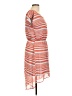 Bee Stitched Stripes Orange Casual Dress Size L - photo 4