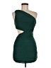 Hello Molly 100% Polyester Solid Green Cocktail Dress Size 6 - photo 1