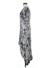 Express 100% Rayon Print Silver Casual Dress Size M - photo 5