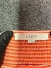 Ann Taylor LOFT Orange Short Sleeve Top Size L - photo 7