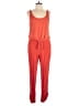 Splendid 100% Rayon Solid Orange Jumpsuit Size L - photo 1