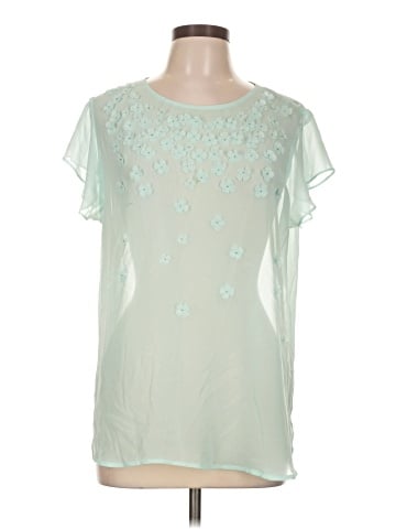 Liz Claiborne Short Sleeve Blouse (view 1)