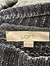Ann Taylor LOFT 100% Polyester Metallic Black Turtleneck Sweater Size XS - photo 7