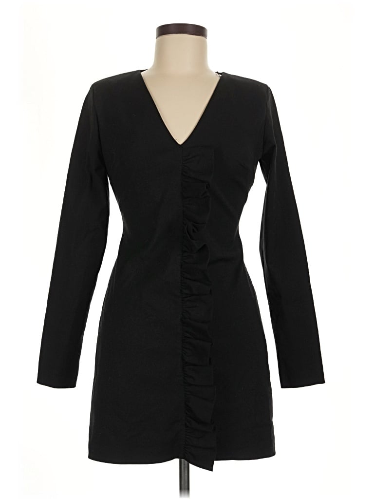 Pre-owned Zara Trf Cocktail Dress In Black