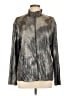 Travelers by Chico's Metallic Silver Jacket Size Lg (2) - photo 1