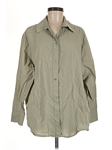 Weekday Long Sleeve Button-Down Shirt (view 1)