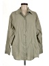 Weekday 100% Cotton Solid Green Long Sleeve Button-Down Shirt Size M - photo 1
