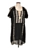 Ark & Co. 100% Polyester Black Casual Dress Size L - photo 1