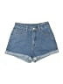 Shein Blue Denim Shorts Size XXS - photo 1