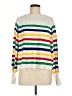 Central Park West Stripes White Pullover Sweater Size M - photo 1