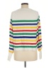 Central Park West Stripes White Pullover Sweater Size M - photo 2