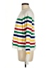 Central Park West Stripes White Pullover Sweater Size M - photo 5