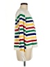 Central Park West Stripes White Pullover Sweater Size M - photo 4