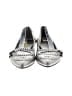 Jack Rogers 100% Leather Silver Flats Size 7 - photo 2