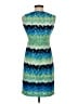 Donna Morgan Chevron-herringbone Blue Cocktail Dress Size 2 - photo 2