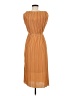 Uniqlo 100% Polyester Tan Casual Dress Size M - photo 2