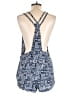 Ecote 100% Rayon Chevron-herringbone Blue Romper Size L - photo 2