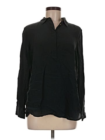 Club Monaco Long Sleeve Silk Top (view 1)