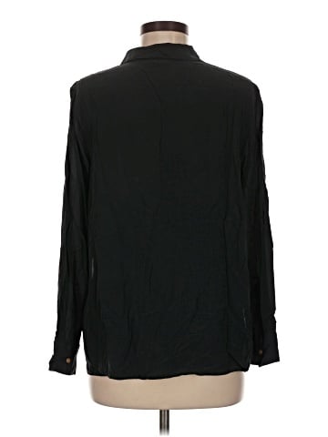 Club Monaco Long Sleeve Silk Top (view 2)
