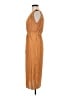 Uniqlo 100% Polyester Tan Casual Dress Size M - photo 5