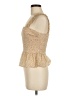 Japna 100% Polyester Tan Sleeveless Blouse Size M - photo 5