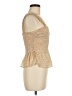 Japna 100% Polyester Tan Sleeveless Blouse Size M - photo 4