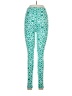 Lularoe Print Teal Leggings One size - photo 2