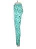Lularoe Print Teal Leggings One size - photo 5