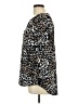 Dana Buchman Animal Print Black 3/4 Sleeve Blouse Size L - photo 5