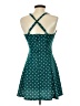 Blue Rain Polka Dots Teal Casual Dress Size XS - photo 2