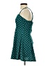 Blue Rain Polka Dots Teal Casual Dress Size XS - photo 5