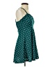 Blue Rain Polka Dots Teal Casual Dress Size XS - photo 4