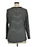 Torrid 100% Polyester Stripes Black Long Sleeve Blouse Size 1X Plus (1) - photo 2