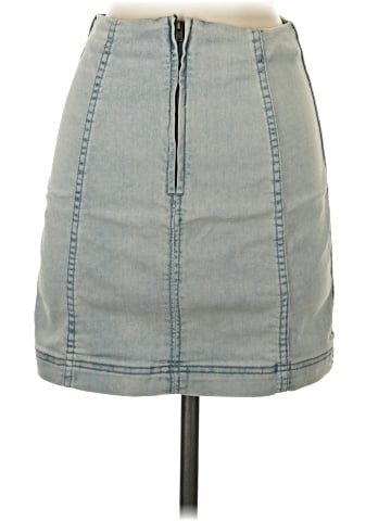 Free People Denim Skirt (view 2)