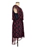 Trixxi 100% Polyester Print Red Casual Dress Size L - photo 4