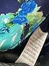 Sequin Hearts 100% Polyester Floral Blue Formal Skirt Size 5 - photo 5