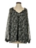 CAbi 100% Polyester Black Long Sleeve Blouse Size S - photo 1