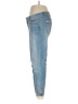 White House Black Market Hearts Blue Jeans Size 6 - photo 5