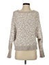 Jessica Simpson 100% Polyester Animal Print Gray Pullover Sweater Size S - photo 1